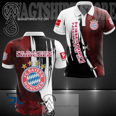 Bayern Munich White Brown Polo Shirt