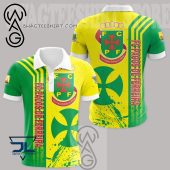 FC Pa?os de Ferreira Yellow Green Polo Shirt