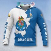 FC Porto Blue White Dragoes Pullover Hoodie
