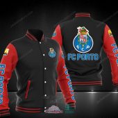 FC Porto Black Red Baseball Jacket