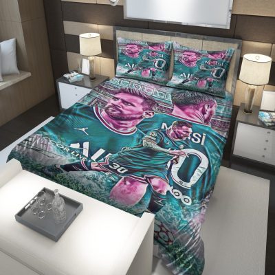 Paris Saint-Germain FC Lionel Messi 30 Bedding Set V7