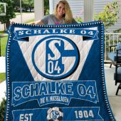 FC Schalke 04 Logo Quilt Blanket