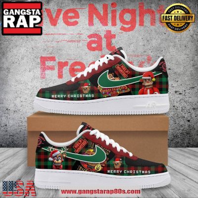 Five Nights At Freddy's Help Wanted Limited Edition Air Force 1 Running Sneakers Shoes