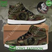 Florida State Seminoles Camo 2023 Air Jordan 1 Shoes NCAA