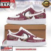 Florida State Seminoles Fear The Spear Air Force 1 Running Sneakers Shoes