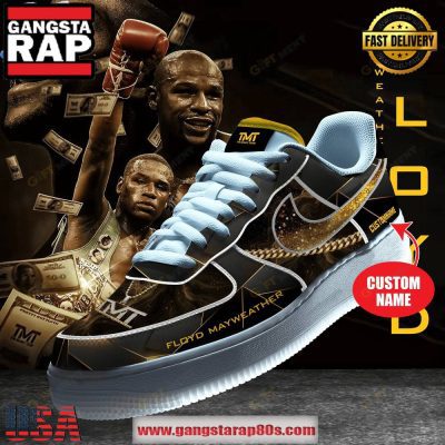 Floyd Mayweather TMT Limited Edition Air Force 1 Running Sneakers Shoes