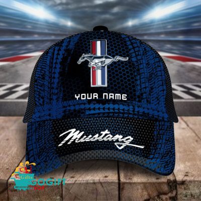 Ford Mustang Custom Name New Style Classic Cap