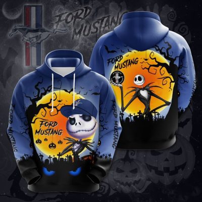 Ford Mustang Halloween Pullover Hoodie