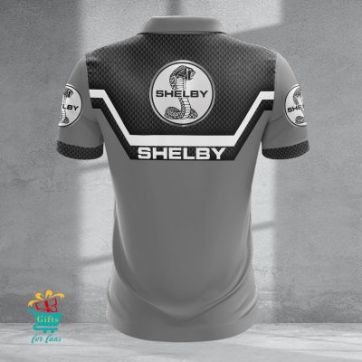 Ford Shelby Custom Name New Design Zipper Polo Shirt