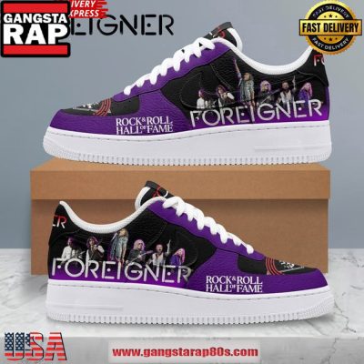 Foreigner Rock & Roll Hall of Fame Limited Edition Air Force 1 Sneakers Shoes