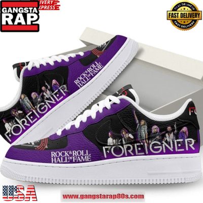 Foreigner Rock & Roll Hall of Fame Limited Edition Air Force 1 Sneakers Shoes
