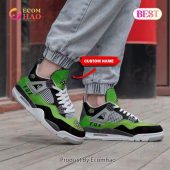 Fox Racing Custom Name Air Jordan 4 Sneaker