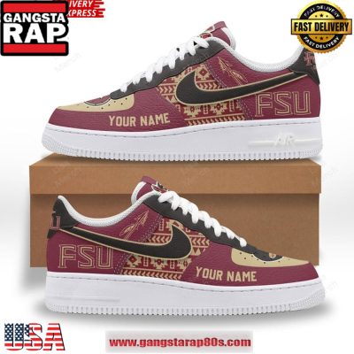 FSU Seminoles Customize Air Force 1 Sneakers Shoes