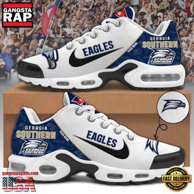 NCAA Custom Name Georgia Southern Eagles Football Mascot Symbol Air Max Plus Shoes Running Sneakers
