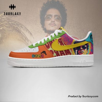 Disco Bruno Mars AF1 Shoes
