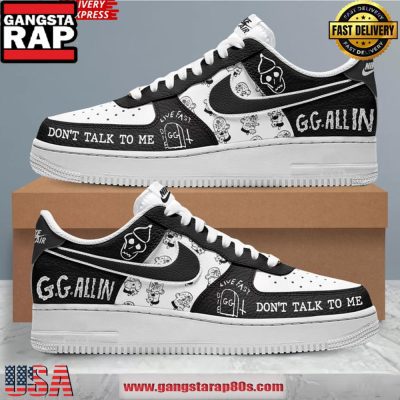 GG Allin Don't Talk To Me Air Force 1 Running Sneakers Shoes