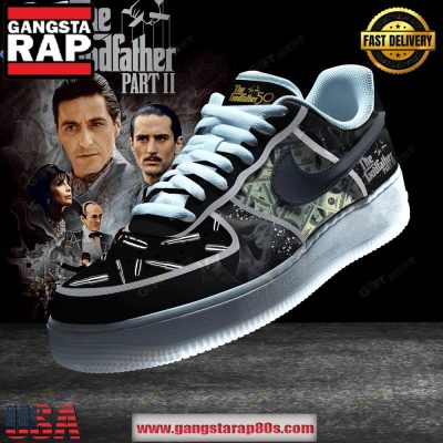 Godfather Part II 50th Anniversary Limited Edition Air Force 1 Running Sneakers Shoes