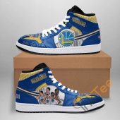 NBA Golden State Warriors Members Air Jordan 1 High Sneakers