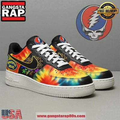 Grateful Dead 2025 Limited Edition Air Force 1 Running Sneakers Shoes
