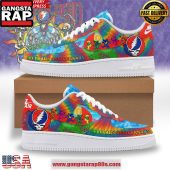 Grateful Dead 60 Years Anniversary Limited Nike Air Force 1 Sneakers Shoes