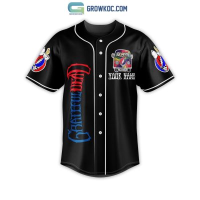 Grateful Dead Custom Name Memories Baseball Jersey