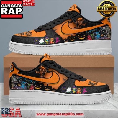 Grateful Dead One More Halloween Night Air Force 1 Running Sneakers Shoes