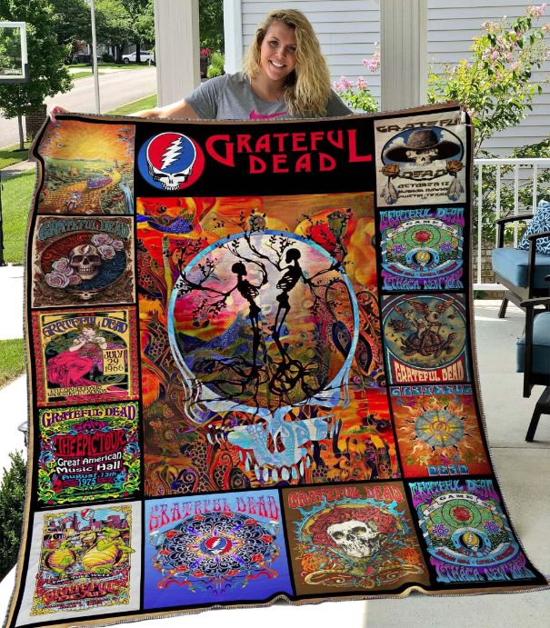 Grateful Dead Style 03 Quilt Blanket Grateful Dead Style 03 Quilt Blanket