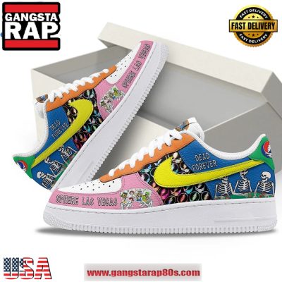 Grateful Dead Sphere Las Vegas Air Force 1 Running Sneakers Shoes