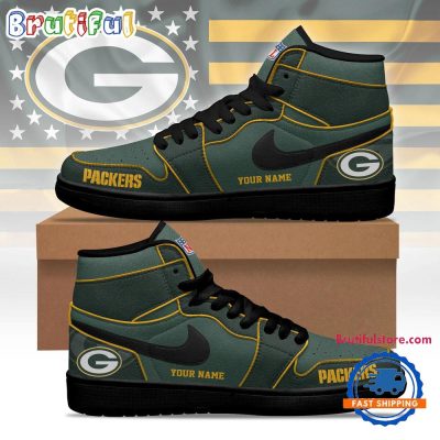 Green Bay Packers 2026 NFL Pride Jordan 1 Hightop Shoes