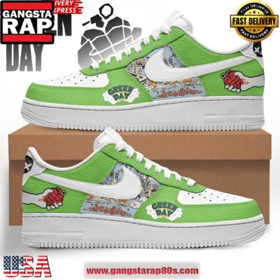 Green Day Dookie Air Force 1 Sneakers Shoes Shoes