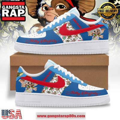 Gremlins Merry Christmas 2024 Limited Edition Air Force 1 Running Sneakers Shoes