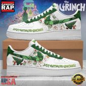 Grinch Just Waiting For Grinchmas Air Force 1 Shoes Sneakers