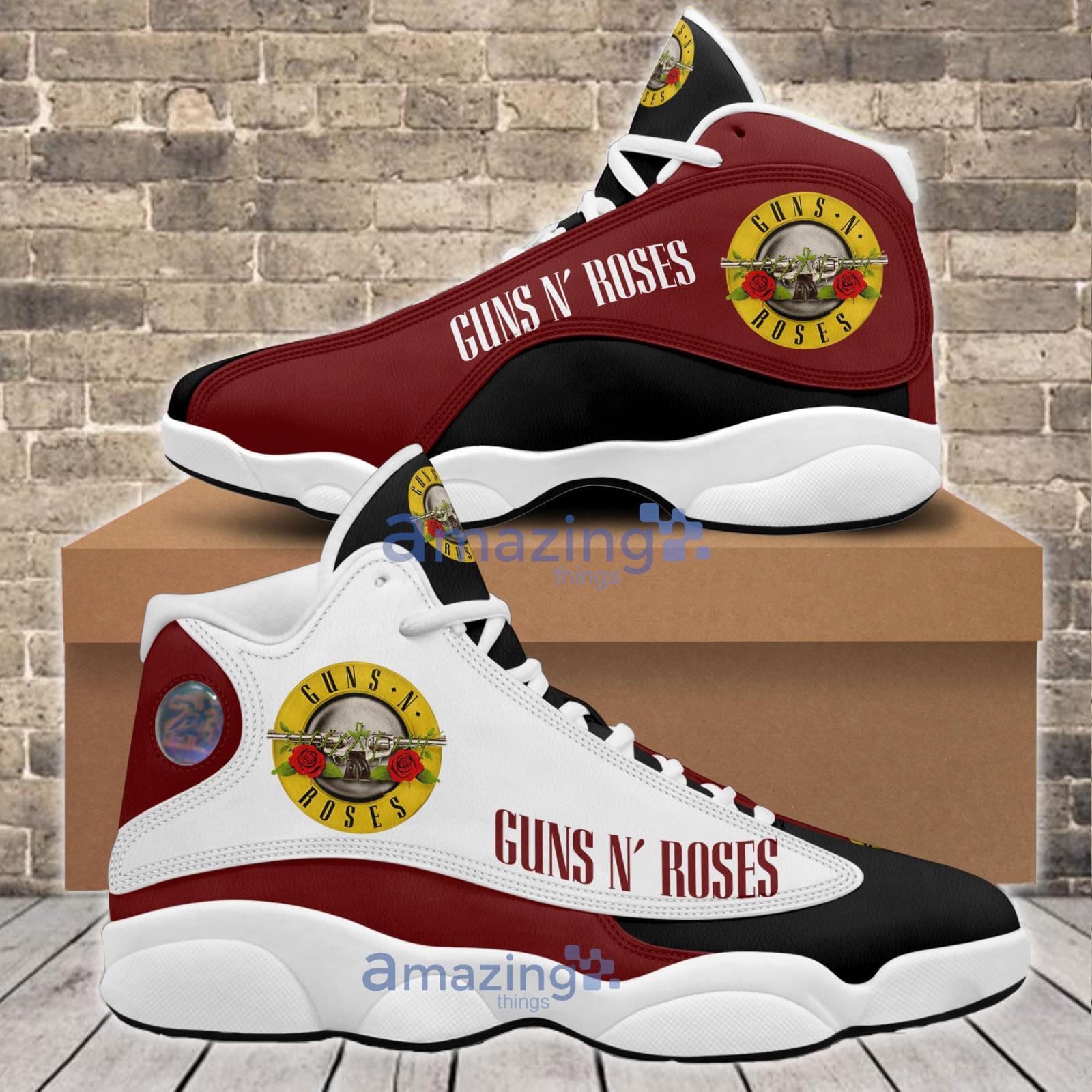 Guns N' Roses Big Logo Air Jordan 13 Shoes Guns N' Roses Big Logo Air Jordan 13 Shoes