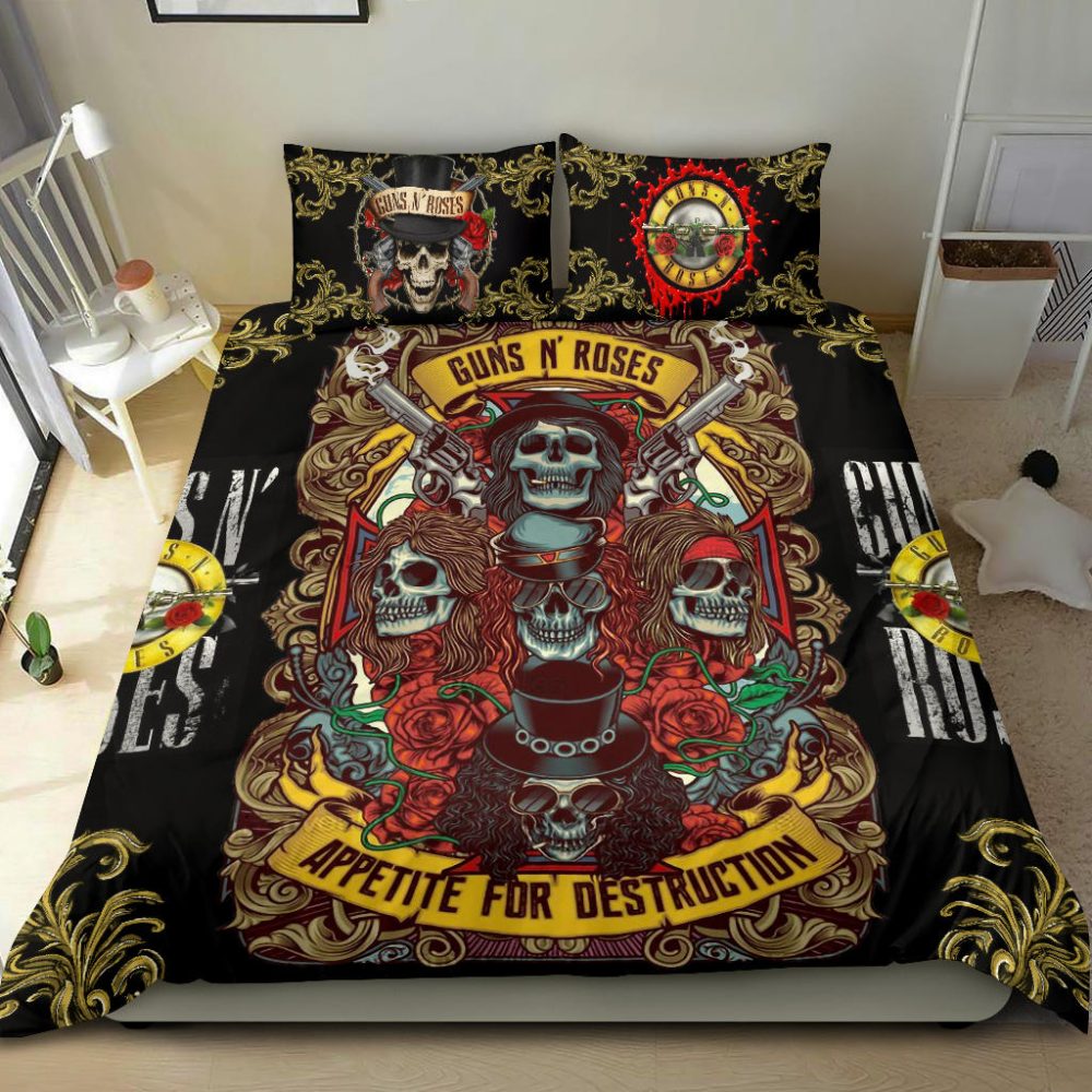 Guns N' Roses Limited Edition Bedding Set Guns N' Roses Limited Edition Bedding Set