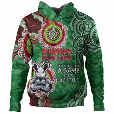 Australia Rabbitohs Custom Hoodie - Bunnies for Life Hoodie