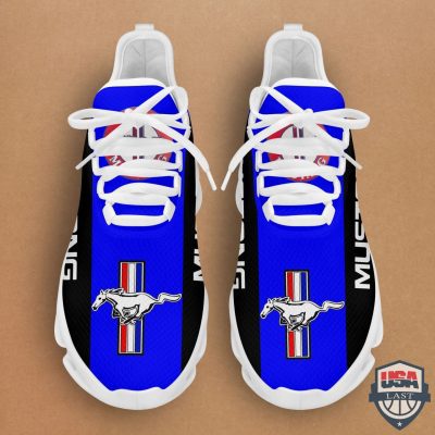 Ford Mustang Black Blue Max Soul Shoes