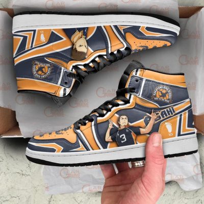 HAIKYU Asahi Azumane Anime Air Jordan 1 High Sneakers