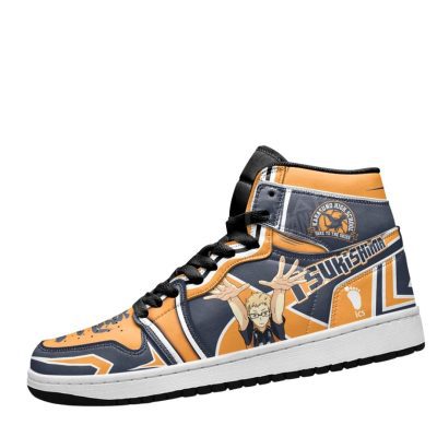 HAIKYU Kei Tsukishima Anime Air Jordan 1 High Sneakers