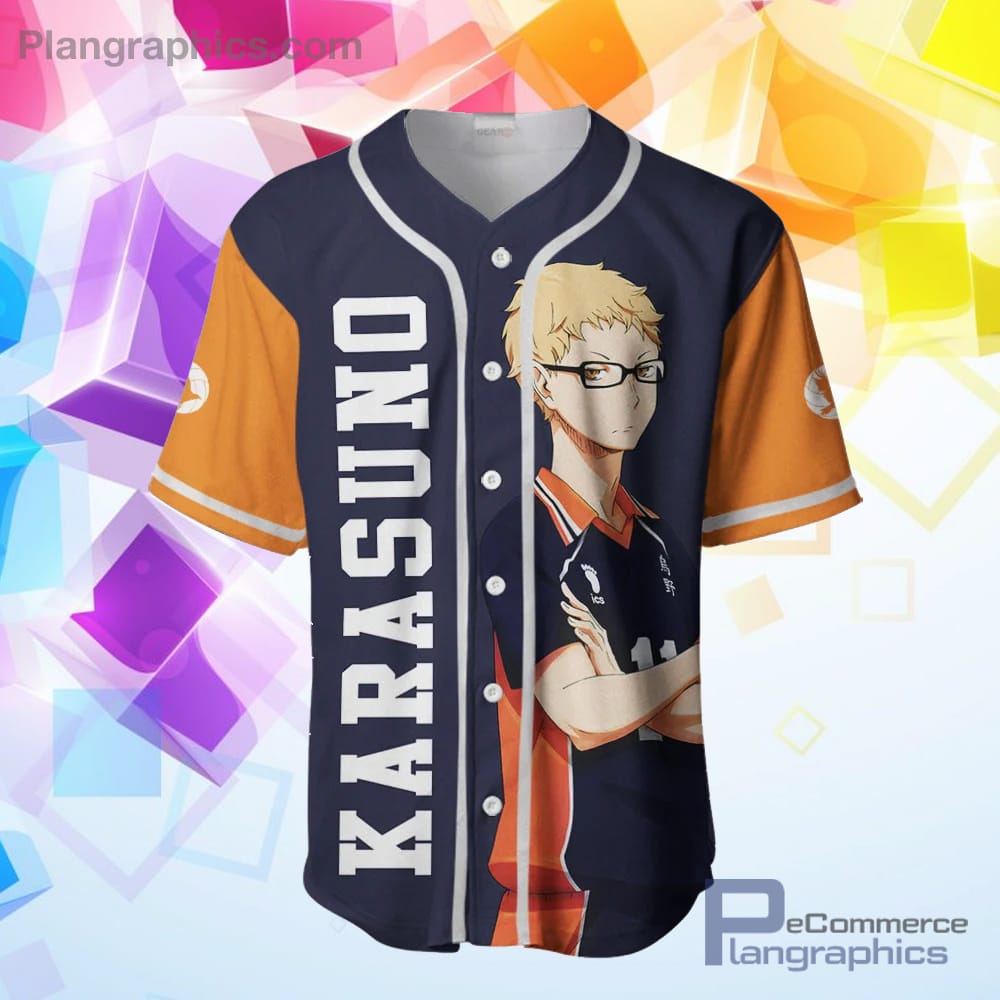 HAIKYU Kei Tsukishima Number 11 Baseball Jersey HAIKYU Kei Tsukishima Number 11 Baseball Jersey