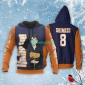 HAIKYU Kiyoko Shimizu Number 8 Pullover Hoodie