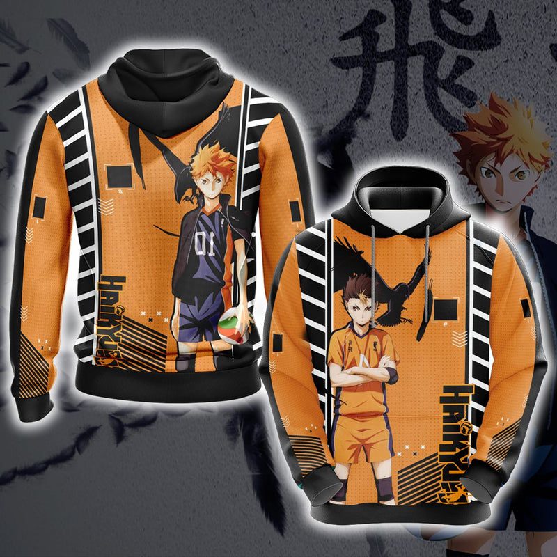HAIKYU Shoyo Hinata Number 10 Pullover Hoodie HAIKYU Shoyo Hinata Number 10 Pullover Hoodie