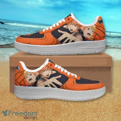 HAIKYU Shoyo Hinata Orange Air Force 1 Shoes