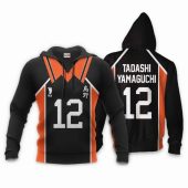 HAIKYU Tadashi Yamaguchi Black Pullover Hoodie