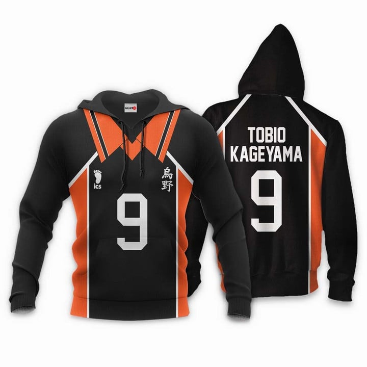 HAIKYU Tobio Kageyama Black Pullover Hoodie HAIKYU Tobio Kageyama Black Pullover Hoodie