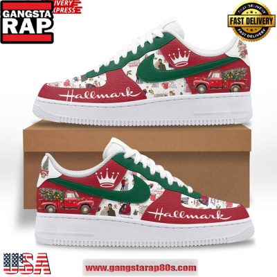 Hallmark Merry Christmas Air Force 1 Sneakers Shoes