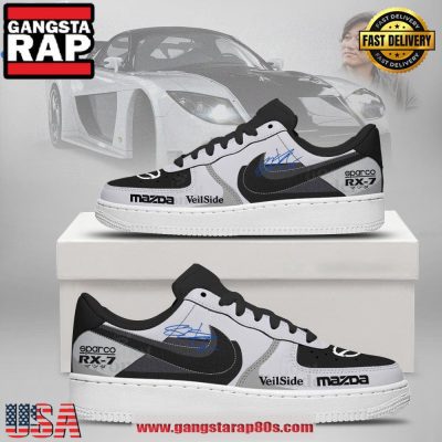 Han Lue Mazda RX-7 Signature Fast and Furious Air Force 1 Running Sneakers Shoes