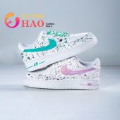 Handpainted Gradient Color Splatter Custom Air Force 1 2 I7w92.jpg - demo10