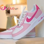 Handpainted Pink Custom Air Force 1 Wow! What A Picture You Click - demo10