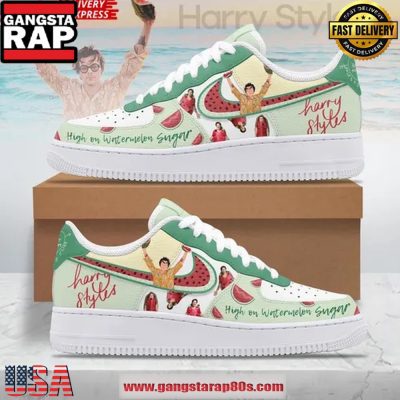 Harry Styles Watermelon Sugar Air Force 1 Sneakers Shoes