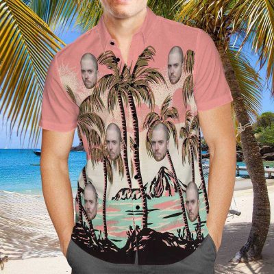 Hatebreed Pink Coconut Grove Hawaiian Shirt